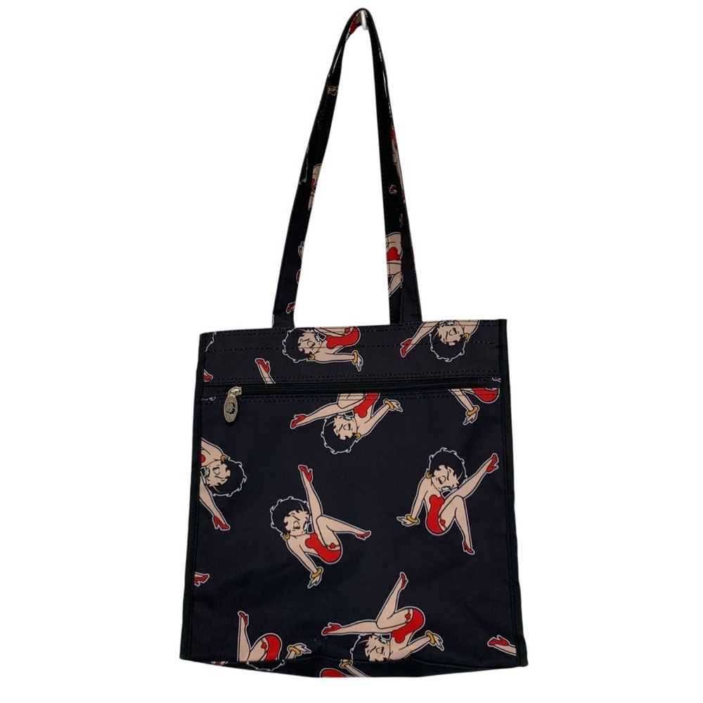 Betty Boop Vinyl Tote Bag with Coin Purse Y2K